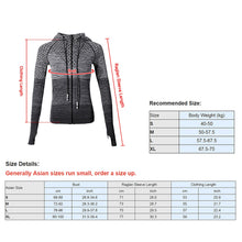 Load image into Gallery viewer, Women Sports Jackets Hooded Raglan Long Sleeve Thumb Holes Lightweight Slim Running Workout Fittness Sweatshirt Gym Activewear