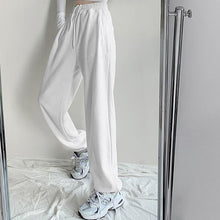 Load image into Gallery viewer, Women pants Black Jogging Sweatpants Women for pants Baggy Sports Pants Gray Jogger High Waist Sweat Casual Trousers For Female