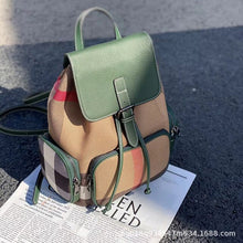 Load image into Gallery viewer, Women's Genuine Leather Bag Natural Backpack  High Trendy Woman Black Bags Ladies Backpack BagSchool Women's Leather Backpacks