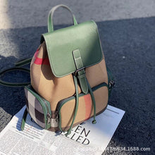 Load image into Gallery viewer, Women's Genuine Leather Bag Natural Backpack  High Trendy Woman Black Bags Ladies Backpack BagSchool Women's Leather Backpacks
