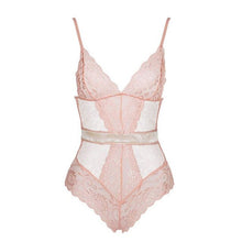 Load image into Gallery viewer, Women's Lace Jumpsuit Blackless Perspective Erotic Lingerie Bodysuits Sexy Porn Underwear