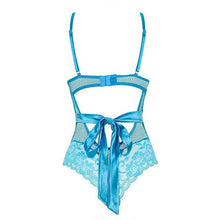 Load image into Gallery viewer, Women's Lace Jumpsuit Blackless Perspective Erotic Lingerie Bodysuits Sexy Porn Underwear