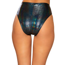 Load image into Gallery viewer, Women's Pole Dance Shorts Snakeskin Printing Zipper Mini Shorts High Waisted Booty Shorts Bikini Bottoms Festival Rave Clothes
