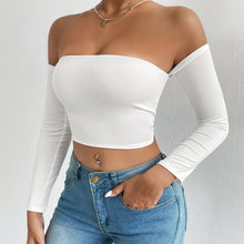 Load image into Gallery viewer, European And American Camisole Waist Trimming Short Sleeve
