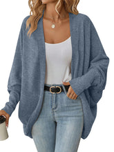 Load image into Gallery viewer, Women&#39;s Fashionable Batwing Sleeve Cardigan Loose Knitted Coat