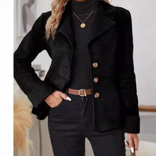 Load image into Gallery viewer, Casual Fashion Cold-proof Warm Fur Integrated Lapel Pocket Jacket