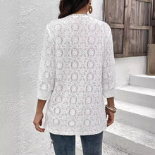 Load image into Gallery viewer, Elegant Lace Stitching Lace Cardigan Shawl