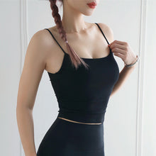 Load image into Gallery viewer, Vest-style pleated sexy fitness underwear