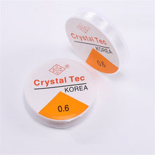 Load image into Gallery viewer, 10pcs 0.6/0.8/1mm Stretchy Elastic Beading Cord String Crystal Line Wire Thread for Jewelry DIY Making Bracelet Handmade