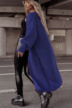 Load image into Gallery viewer, Loose Knitted Cardigan Pocket Long Lantern Sleeve Sweater