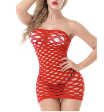 Load image into Gallery viewer, Women&#39;s Erotic Lingerie Sexy Hole Bag Hip Net Dress Short Skirt Pajamas