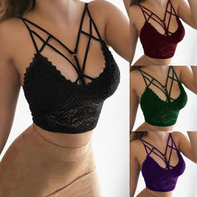Load image into Gallery viewer, Women&#39;s Lace Lace Sexy Sling Bra Tied Sling Sexy Lingerie