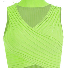 Load image into Gallery viewer, Tank Tops Tees Sleeveless Short Tee Shirt High Set Party