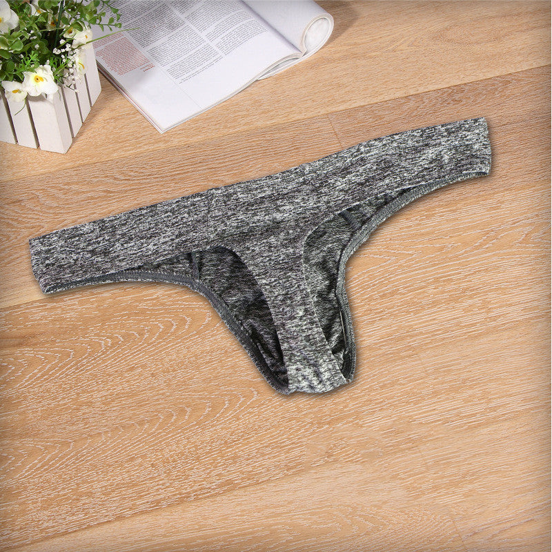 Men's sexy comfortable breathable thong underwear