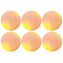 Load image into Gallery viewer, 6PCS Synthetic Rubber LED Luminous Golf Ball Bright Attractive for Night Daytime TrainingRed