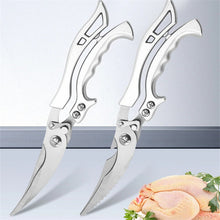 Load image into Gallery viewer, Kitchen Scissors Chicken Bone Kitchen Shears,Duck Fish Cutter 4Cr Stainless Steel Fish Scissors Scale Clean Cook Scissors