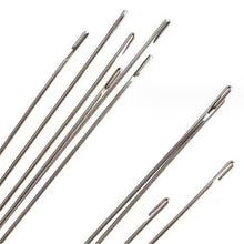 Load image into Gallery viewer, 10pcs Stainless Steel Beading Needles Side Opening Super Long Bead Needle for Beads Threading String Cord Jewelry Making Tool