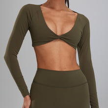 Load image into Gallery viewer, European And American Yoga Clothes Women&#39;s Quick-drying Breathable Tight T-shirt Fitness Clothes Casual