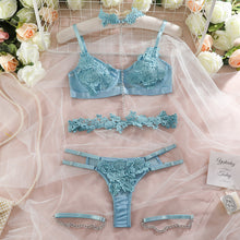 Load image into Gallery viewer, Underwear Suit Water Soluble Lace Chain Gather Suit