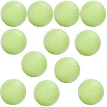 Load image into Gallery viewer, 12Pcs Glow Golf Balls Luminous Night Golf Balls Glow in The Dark for Night Sports