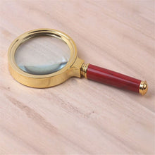 Load image into Gallery viewer, 70/80/90/100mm Handheld 10X Magnifier Magnifying Glass Loupe Reading Jewelry Elderly Reading Microscope Portable Eye Loupe Glass