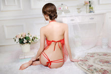 Load image into Gallery viewer, Sexy See Though Halt Lingerie Lace Sexy Underwear