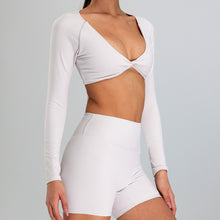 Load image into Gallery viewer, European And American Yoga Clothes Women&#39;s Quick-drying Breathable Tight T-shirt Fitness Clothes Casual