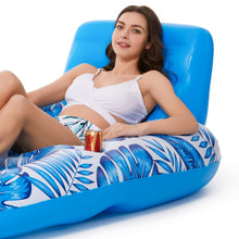 Load image into Gallery viewer, Recliner Multifunctional Swim Ring Water Inflatable Floating Row
