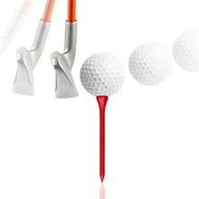 Load image into Gallery viewer, 20pcs Golf Tees Durable Bamboo Tees Friendly Biodegradable Material Reduce Friction Side Spin More Stable