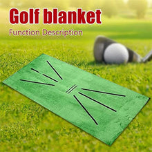 Load image into Gallery viewer, Foldable Golf Hitting Mat Swing Training Aid Portable Golf Practice Training Mat