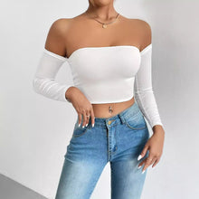 Load image into Gallery viewer, European And American Camisole Waist Trimming Short Sleeve