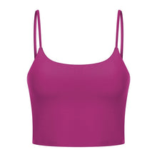 Load image into Gallery viewer, Yoga Jacket Women&#39;s Sports Underwear With Chest Pad Thin Belt Beauty Back