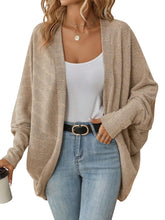 Load image into Gallery viewer, Women&#39;s Fashionable Batwing Sleeve Cardigan Loose Knitted Coat