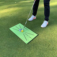 Load image into Gallery viewer, Foldable Golf Hitting Mat Swing Training Aid Portable Golf Practice Training Mat