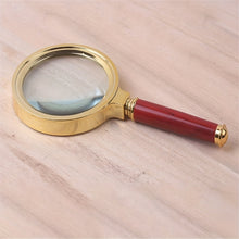 Load image into Gallery viewer, 70/80/90/100mm Handheld 10X Magnifier Magnifying Glass Loupe Reading Jewelry Elderly Reading Microscope Portable Eye Loupe Glass