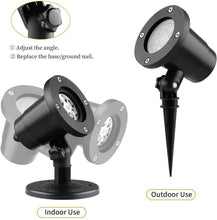 Load image into Gallery viewer, 48 Pattern Christmas Projector Laser Light Snow LED Lamp Landscape Garden XMAS