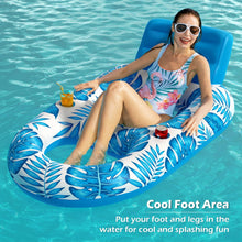 Load image into Gallery viewer, Recliner Multifunctional Swim Ring Water Inflatable Floating Row