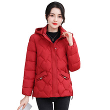 Load image into Gallery viewer, Fashion Plus Size Thermal Cotton Coat Temperament Thickening Cotton-padded Coat