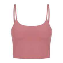 Load image into Gallery viewer, Yoga Jacket Women&#39;s Sports Underwear With Chest Pad Thin Belt Beauty Back