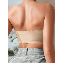 Load image into Gallery viewer, Front Buckle Seamless Tube Top Wavy Edge Underwear