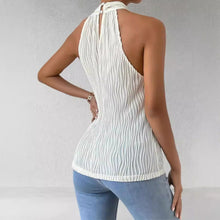 Load image into Gallery viewer, Fashionable Personalized Halter Knitted Short Top For Women