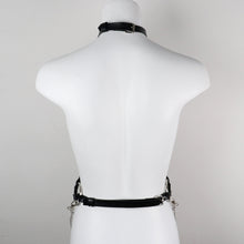 Load image into Gallery viewer, PU Material Chain Adjustable Leather Strap Binding Garment