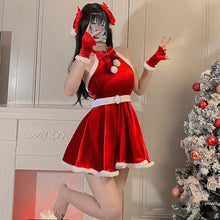 Load image into Gallery viewer, Women&#39;s Fashion Simple Christmas Clothes Night Skirt Suit