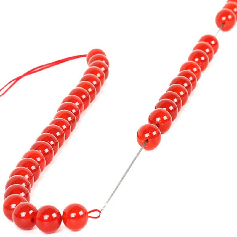 10pcs Stainless Steel Beading Needles Side Opening Super Long Bead Needle for Beads Threading String Cord Jewelry Making Tool