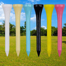 Load image into Gallery viewer, 20pcs Golf Tees Durable Bamboo Tees Friendly Biodegradable Material Reduce Friction Side Spin More Stable