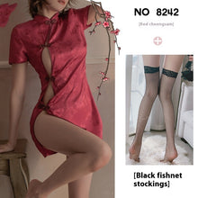 Load image into Gallery viewer, Sexy Women&#39;s Underwear Cheongsam Uniform Suit