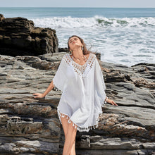 Load image into Gallery viewer, European And American Beach Skirt Women&#39;s Solid Color