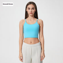 Load image into Gallery viewer, Yoga Jacket Women&#39;s Sports Underwear With Chest Pad Thin Belt Beauty Back