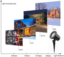 Load image into Gallery viewer, 48 Pattern Christmas Projector Laser Light Snow LED Lamp Landscape Garden XMAS