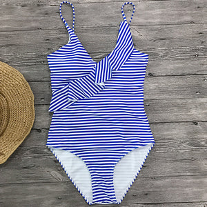 One Piece Swimsuit Sexy Cartoon Printed Swimwear Women